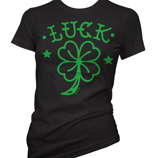 Tattoo Luck Black Women's T-Shirt