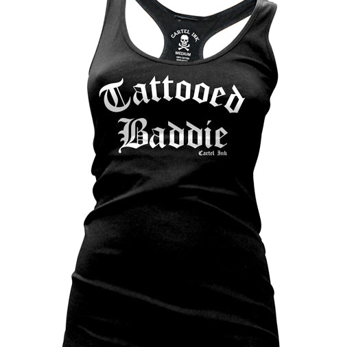 Tattooed Baddie Women's Racer Back Tank Top