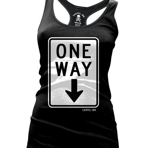 One Way Women's Racer Back Tank Top