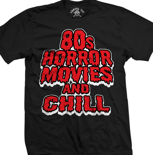 80s Horror Movies and Chill Mens T-Shirt