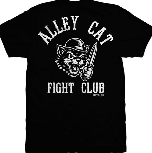 Alley Cat Fight Club Mens T-Shirt