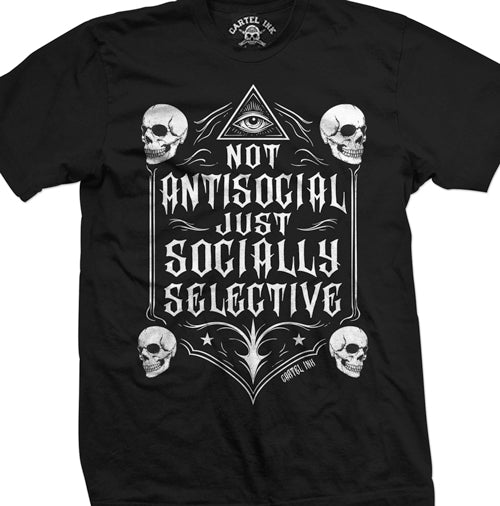 I'm Not Antisocial Just Socially Selective Men's T-Shirt