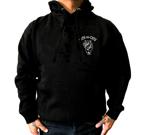 Tats and Cats Pullover Unisex Hoodie – Cartel Ink