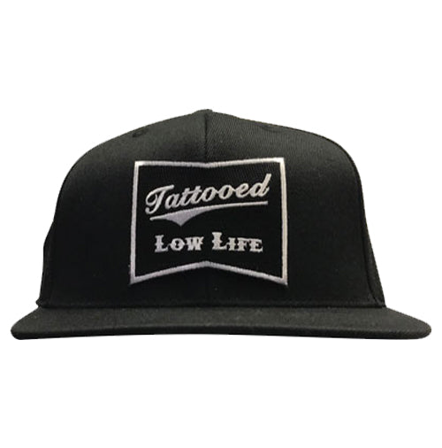 Tattooed Low Life Flat Bill Flex Fit Hat