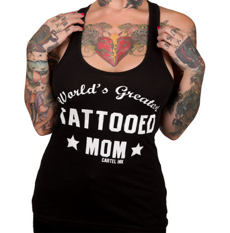 I'm Tattooed as Fuck but Still Need Cuddles Women's Racer Back Tank Top