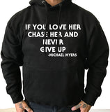 Never Give Up Pullover Unisex Hoodie