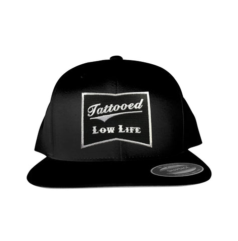 OG Tattooed Low Life Cuffed Knit Beanie-Black