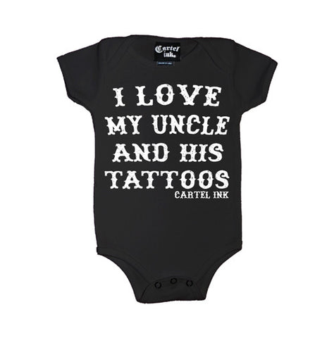 I Love My Dad and His Tattoos Infant's Onesie