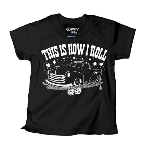 Truck N Roll T-shirt Vintage American Hot Rod Chevy Pickup Rockabilly