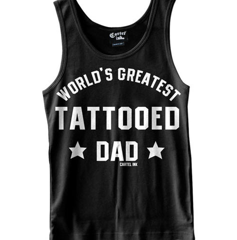 Tattooed Grumpy Old Man Men's Tank Top