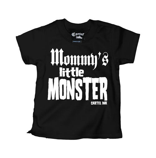 c'mon monsters kid Mommy's Little Monster Kid's T-Shirt – Cartel Ink