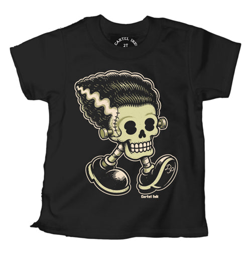 Bride of Frankenstein Creepin Kid's T-Shirt