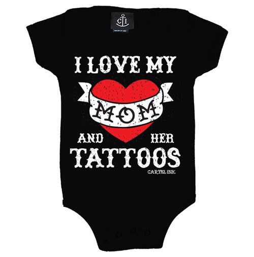 Mom Tattoos Infant's Onesie