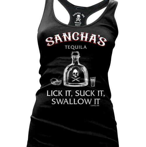 Sancha's Tequila Womens Racerback Tank top