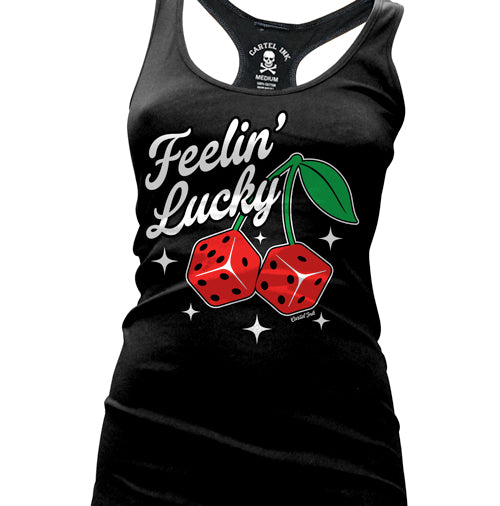 Feelin' Lucky Women's Racer Back Tank Top