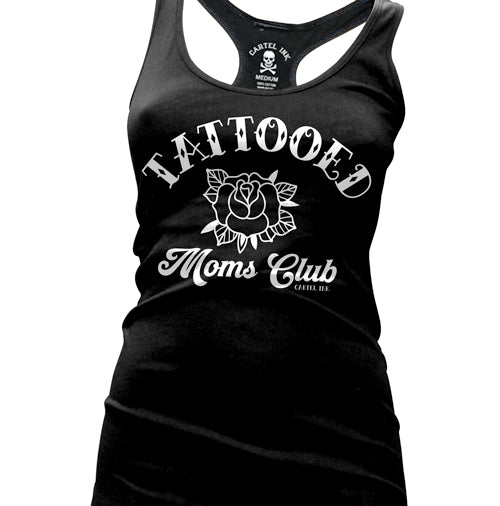 Tattooed Moms Club Women's Racer Back Tank Top