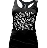Badass Tattooed Mama Women's Racer Back Tank Top