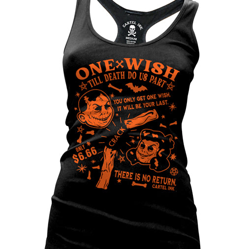 One Wish Women's Racer Back Tank Top