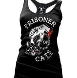 Prisoner of Cats Women's Racer Back Tank Top