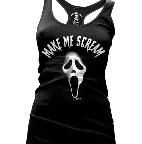 Make Me Scream Women's Racer Back Tank Top
