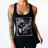 Cattoos Women's Racer Back Tank Top