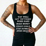 Life Goals Women's Racer Back Tank Top