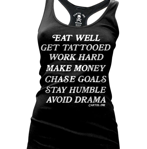 Life Goals Women's Racer Back Tank Top