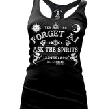 Forget A.I. Ask the Spirits Women's Racer Back Tank Top