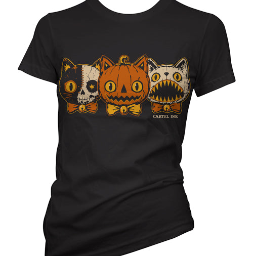Halloween Cat Trio Women's T-Shirt