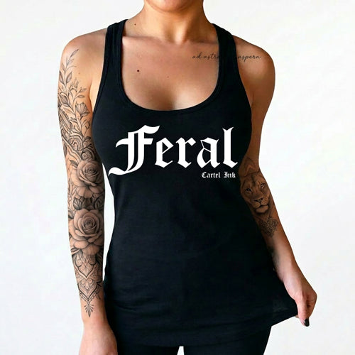 Feral Women's Racer Back Tank Top