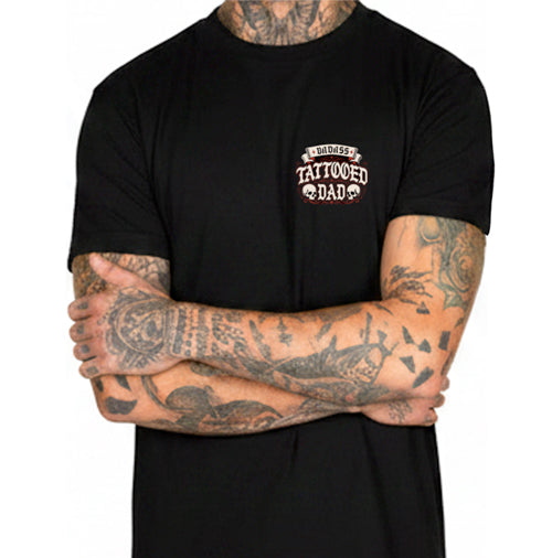 Badass Tattooed Dad Men's T-Shirt