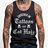 Covered in Tattoos and Cat Hair Men's Tank Top