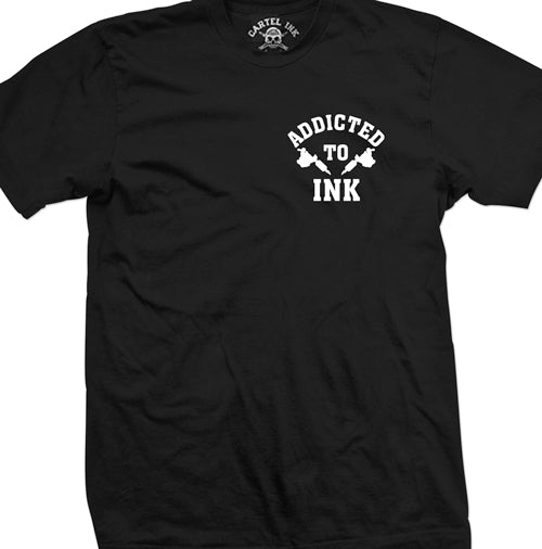 Addicted To Ink Mens T-Shirt