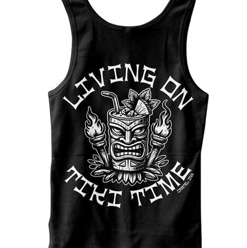 Living on Tiki Time Men's Tank Top