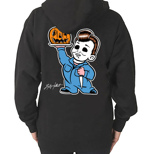 Lucky Hellcat Michael Big Boy Unisex Hoodie by Cartel Ink.