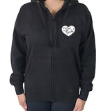 Lucky Hellcat I Love Spooky Unisex Hoodie by Cartel Ink.