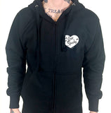 Lucky Hellcat I Love Spooky Unisex Hoodie by Cartel Ink.