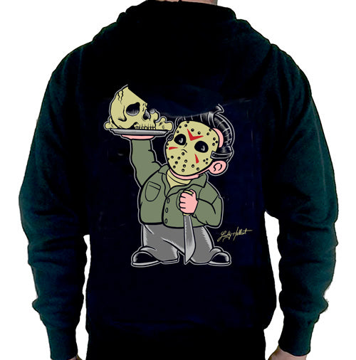 Lucky Hellcat Jason Big Boy ZIPPERED Unisex Hoodie