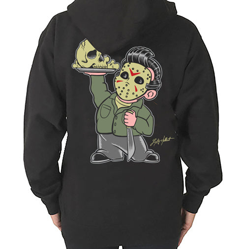 Lucky Hellcat Jason Big Boy ZIPPERED Unisex Hoodie