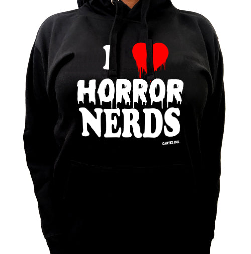 I Love Horror Nerds Women's Pullover Hoodie