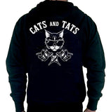 Cats and Tats Pullover Unisex Hoodie