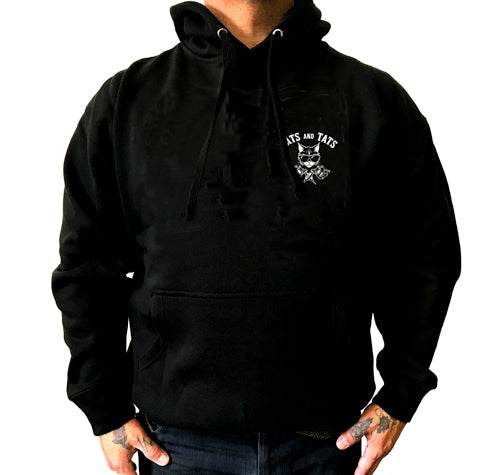 Cats and Tats Pullover Unisex Hoodie