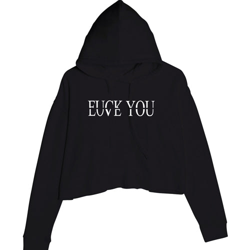 F Love You Women's Cropped Hoodie
