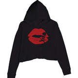 Kiss of Death Women's Cropped Hoodie