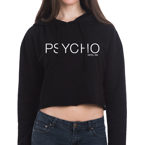 Psycho Women's Cropped Hoodie