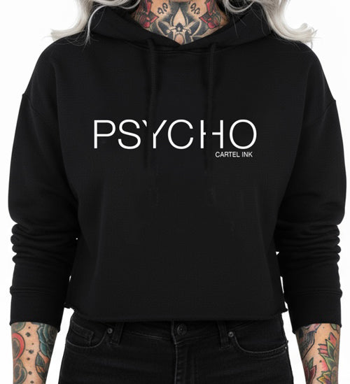Psycho Women's Cropped Hoodie