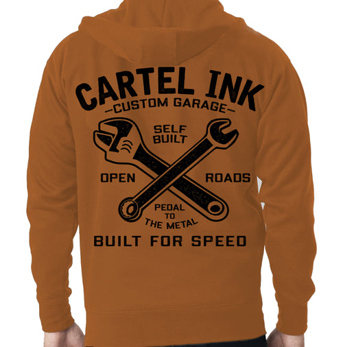 Cartel Ink Custom Garage 2026 Limited ZIPPERED Unisex Hoodie