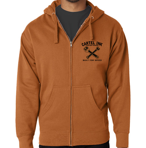 Cartel Ink Custom Garage 2026 Limited ZIPPERED Unisex Hoodie