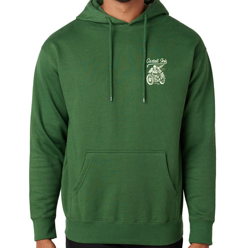 Open Roads Forest Green Pullover Unisex Hoodie