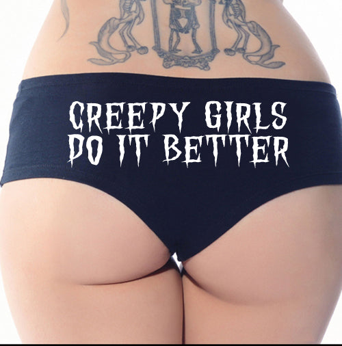 Creepy Girls Do It Better Booty Short